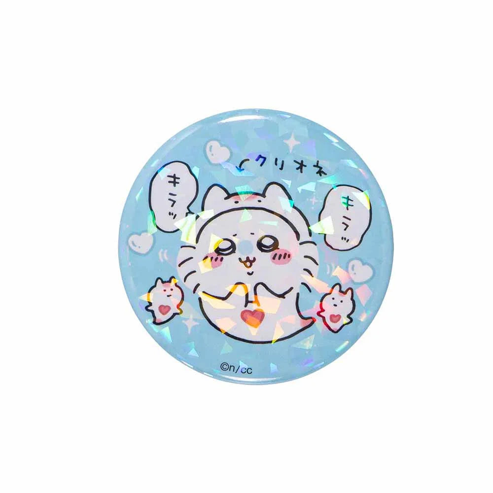 Chiikawa Aquarium Hologram Button Badge Collection - Blind Pack