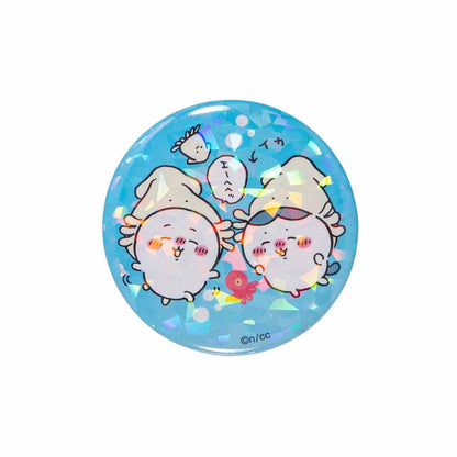 Chiikawa Aquarium Hologram Button Badge Collection - Blind Pack