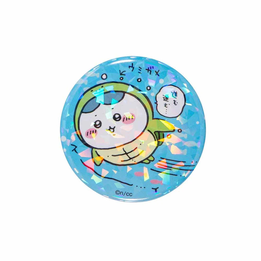 Chiikawa Aquarium Hologram Button Badge Collection - Blind Pack