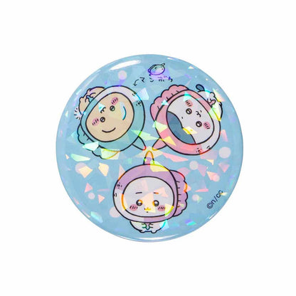 Chiikawa Aquarium Hologram Button Badge Collection - Blind Pack