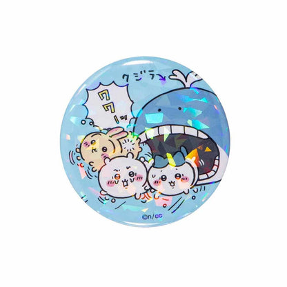 Chiikawa Aquarium Hologram Button Badge Collection - Blind Pack