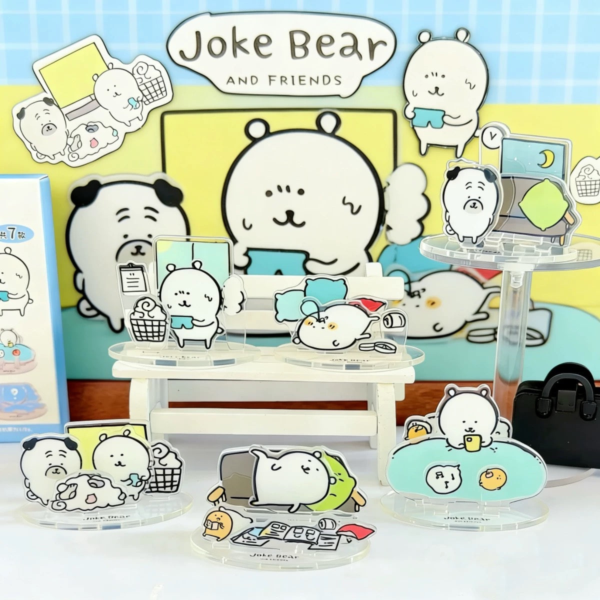 Joke Bear and Friends Series Acrylic Micro Scene Ornament - Blind Pack