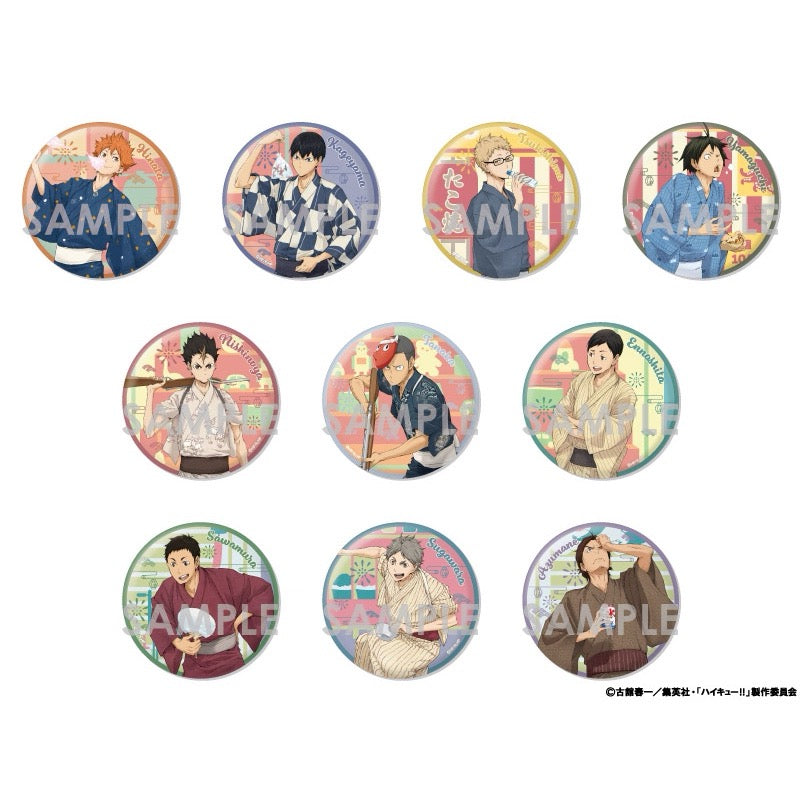 Haikyu!! Summer Festival Yukata BIG Badge - Blind Pack