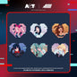 Alien Stage Rabbit Series Pixel Heart Acrylic Refrigerator Sticker - Blind Box