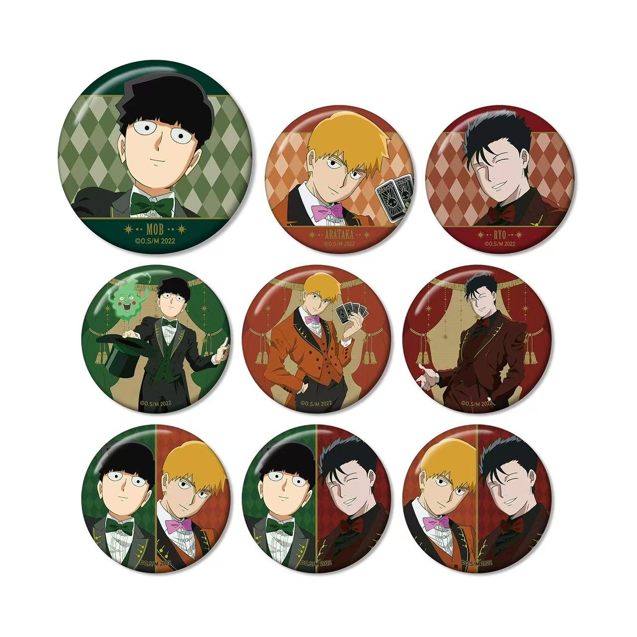 Mob Psycho 100 Magician Ver. Can Badge - Blind Pack