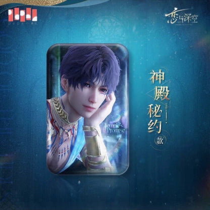 Love and Deepspace Rafayel Tidal God Series - Square Can Badge