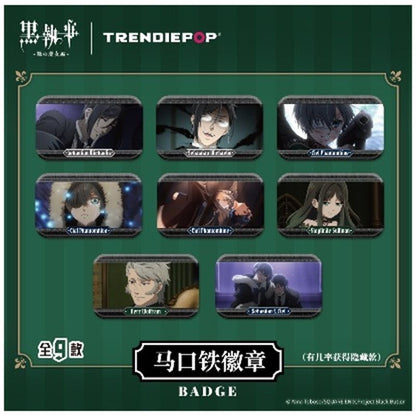 Black Butler Green Witch Arc Scene Illustration Badge - Blind Pack