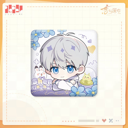 Love and Deepspace “Lingkong Q News” Series - Tinplate Badge