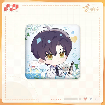Love and Deepspace “Lingkong Q News” Series - Tinplate Badge