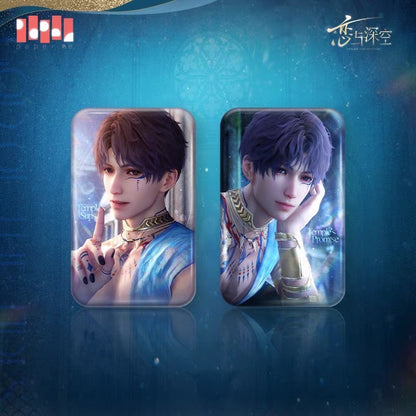 Love and Deepspace Rafayel Tidal God Series - Square Can Badge