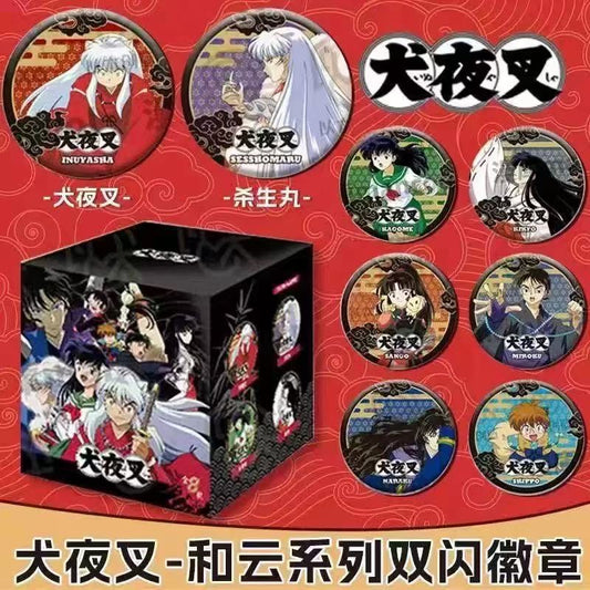 Inuyasha Harmony of Clouds Series Double Foil Badge - Blind Pack