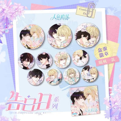 The Falling Merman Confession Day Series Capsule Can Badge - Blind Pack