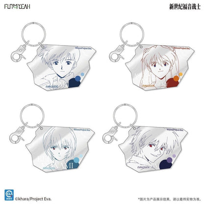 EVANGELION Past Flowing Light Series Mirror Acrylic Keychain - Blind Pack