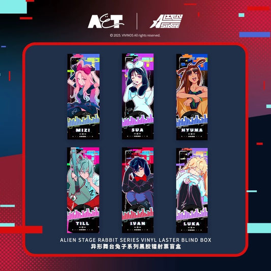 Alien Stage Rabbit Series Vinyl Laser Ticket - Blind Box