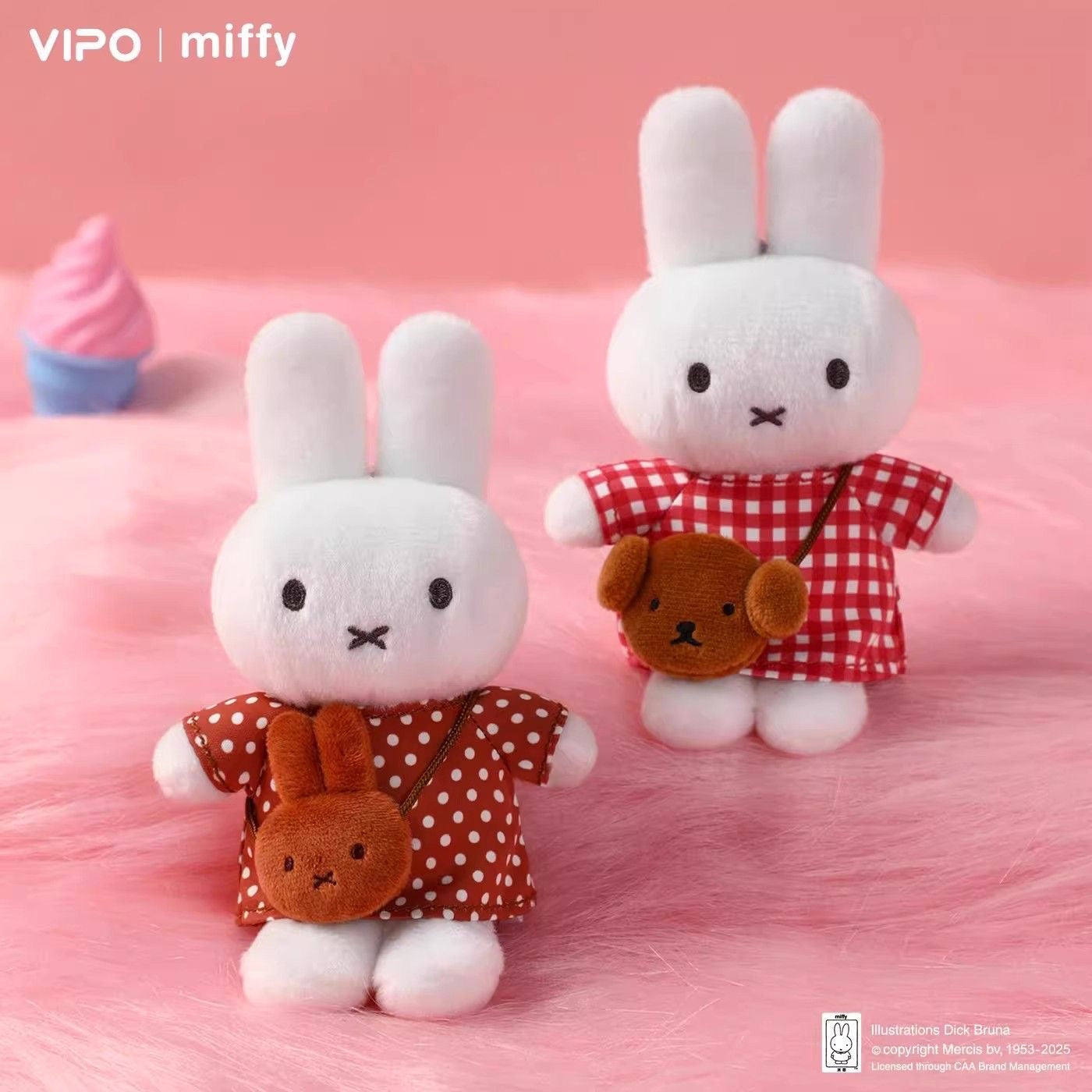 Miffy Travel Series Plush Keychain - Blind Box