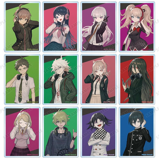 Danganronpa Lack Illustration Headphone Series Acrylic Card - Blind Pack
