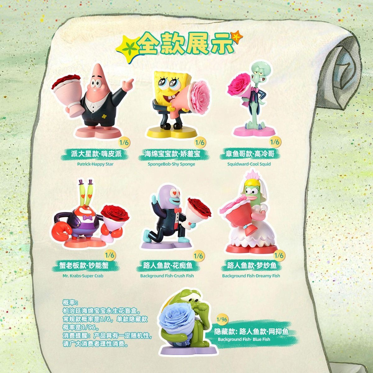 SpongeBob SquarePants Residents of Bikini Bottom Starlight Monologue Series - Blind Box
