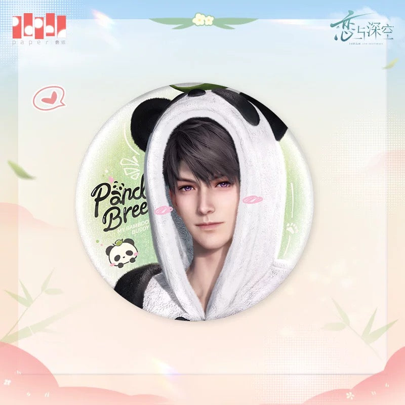 Love and Deepspace Panda Breeze Series - Can Badge