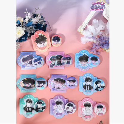 Little Mushroom Sugar Cube Messenger Series Mini Badge - Blind Pack