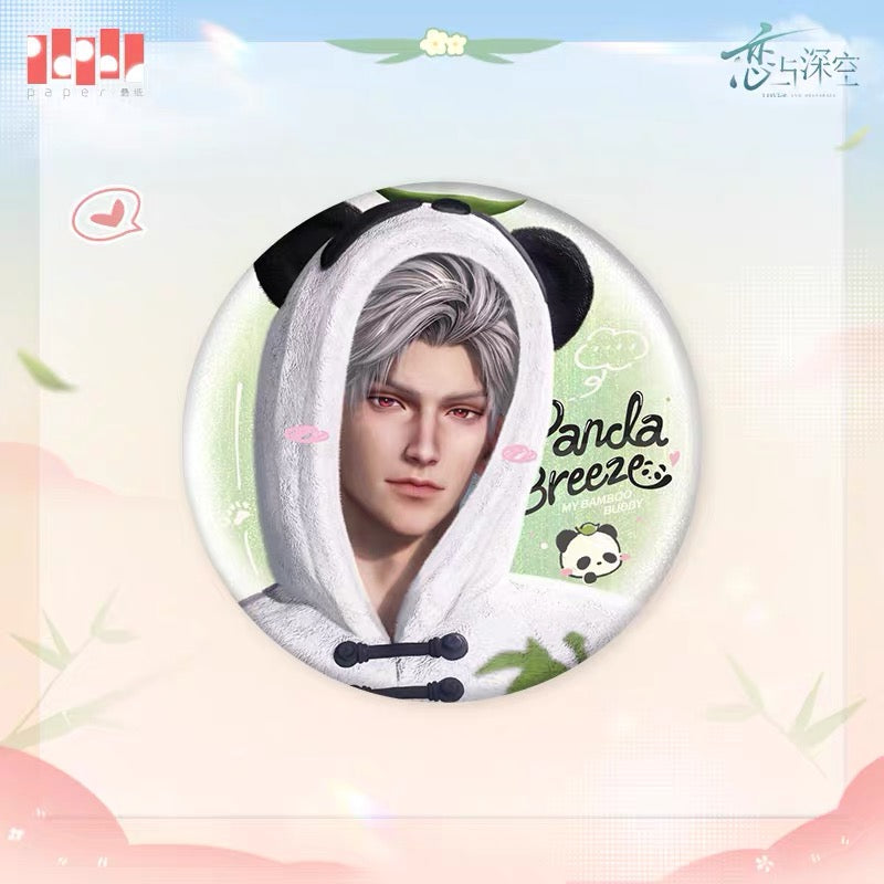 Love and Deepspace Panda Breeze Series - Can Badge