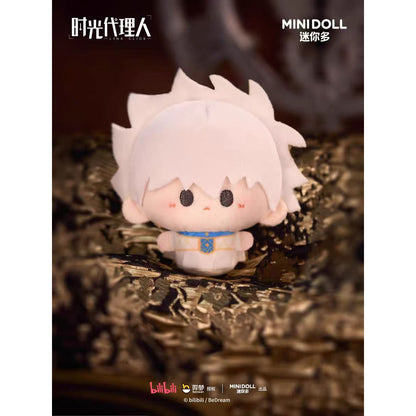Link Click Animation Coronation Bell Series Round Plush Keychain - Blind Box