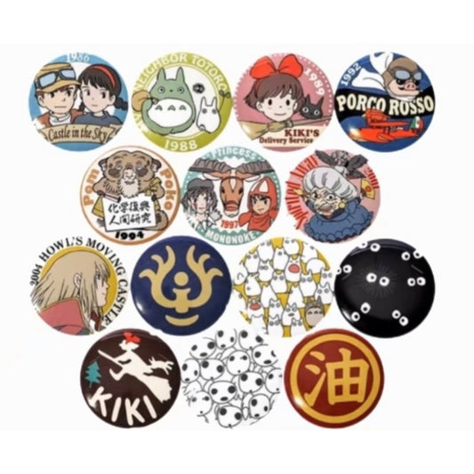 Hayao Miyazaki Collection Can Badge