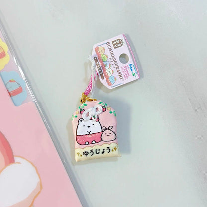 Sumikko Gurashi Omamori Acrylic Charm (Strawberry Fair Collection)