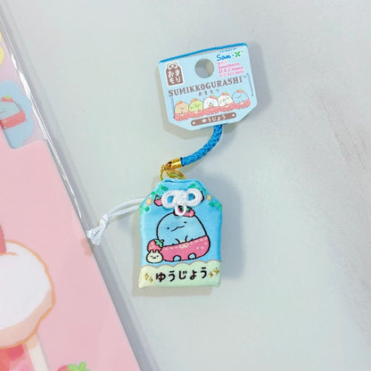 Sumikko Gurashi Omamori Acrylic Charm (Strawberry Fair Collection)