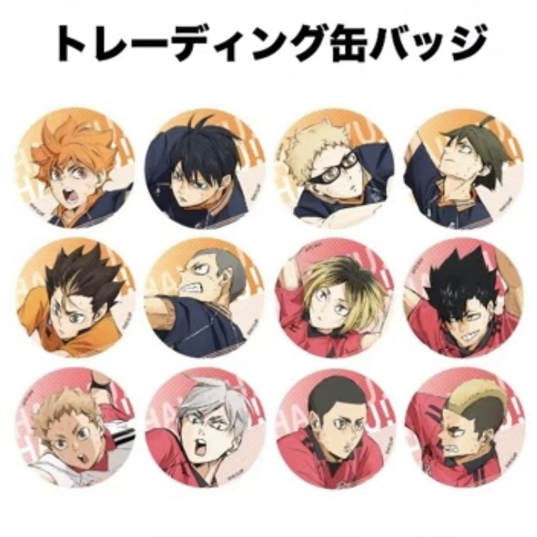 HAIKYU!! POP UP STORE Theatrical Edition Copyright Can Badge Blind Pack
