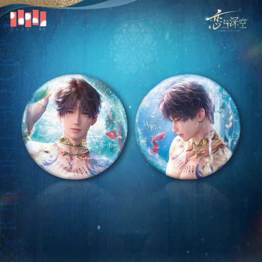 Love and Deepspace Rafayel Tide God Series Can Badge