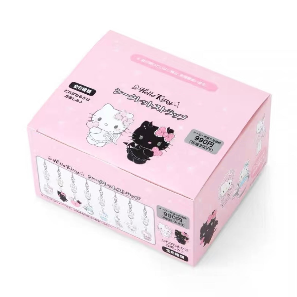 Hello Kitty Angel & Demon Series Phone Strap Charm Blind Box