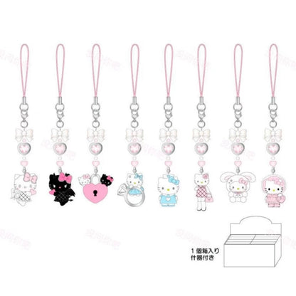 Hello Kitty Angel & Demon Series Phone Strap Charm Blind Box