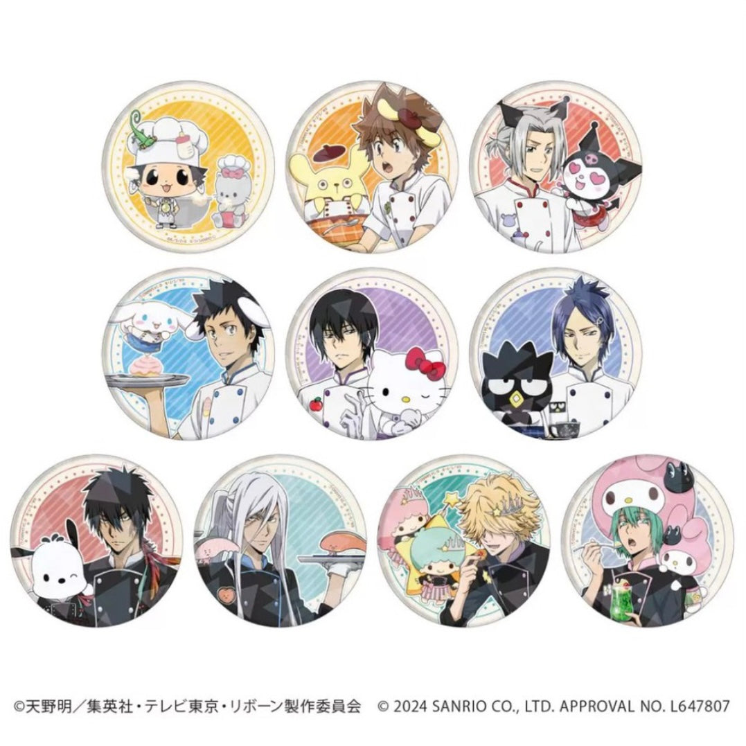 [Hitman Reborn!] x [Sanrio Characters] Can Badge Blind Pack