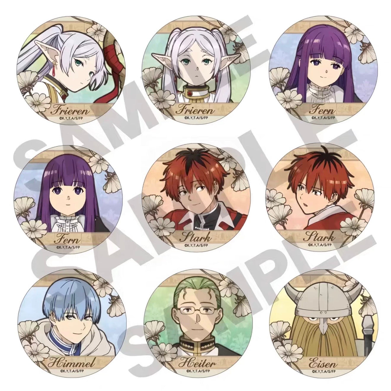 Frieren: Beyond Journey’s End TV Scene Illustration Badge - Blind Pack