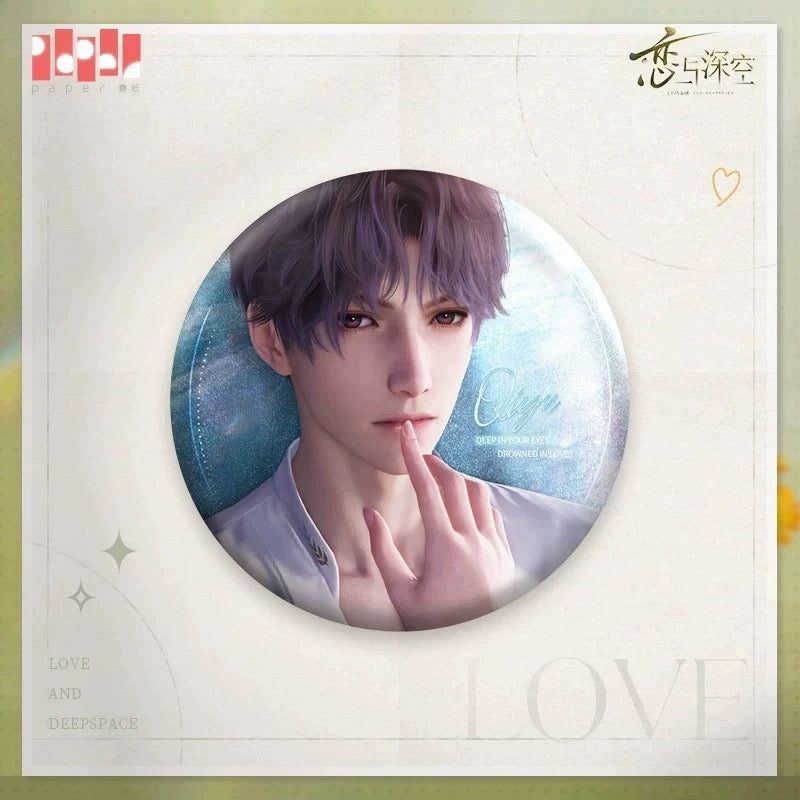 Love and Deepspace Where the Gaze Falls Series Can Badges