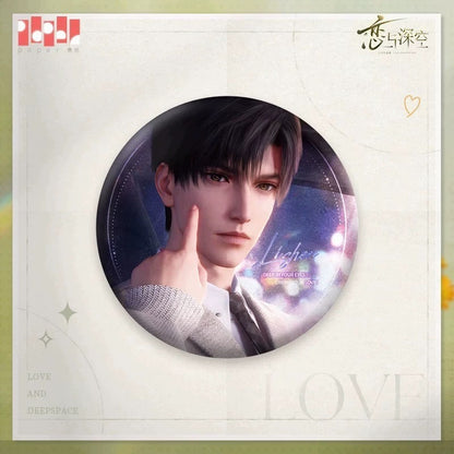 Love and Deepspace Where the Gaze Falls Series Can Badges