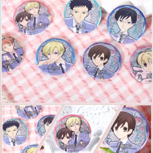 Ouran High School Host Club 58mm Badge - Blind Pack