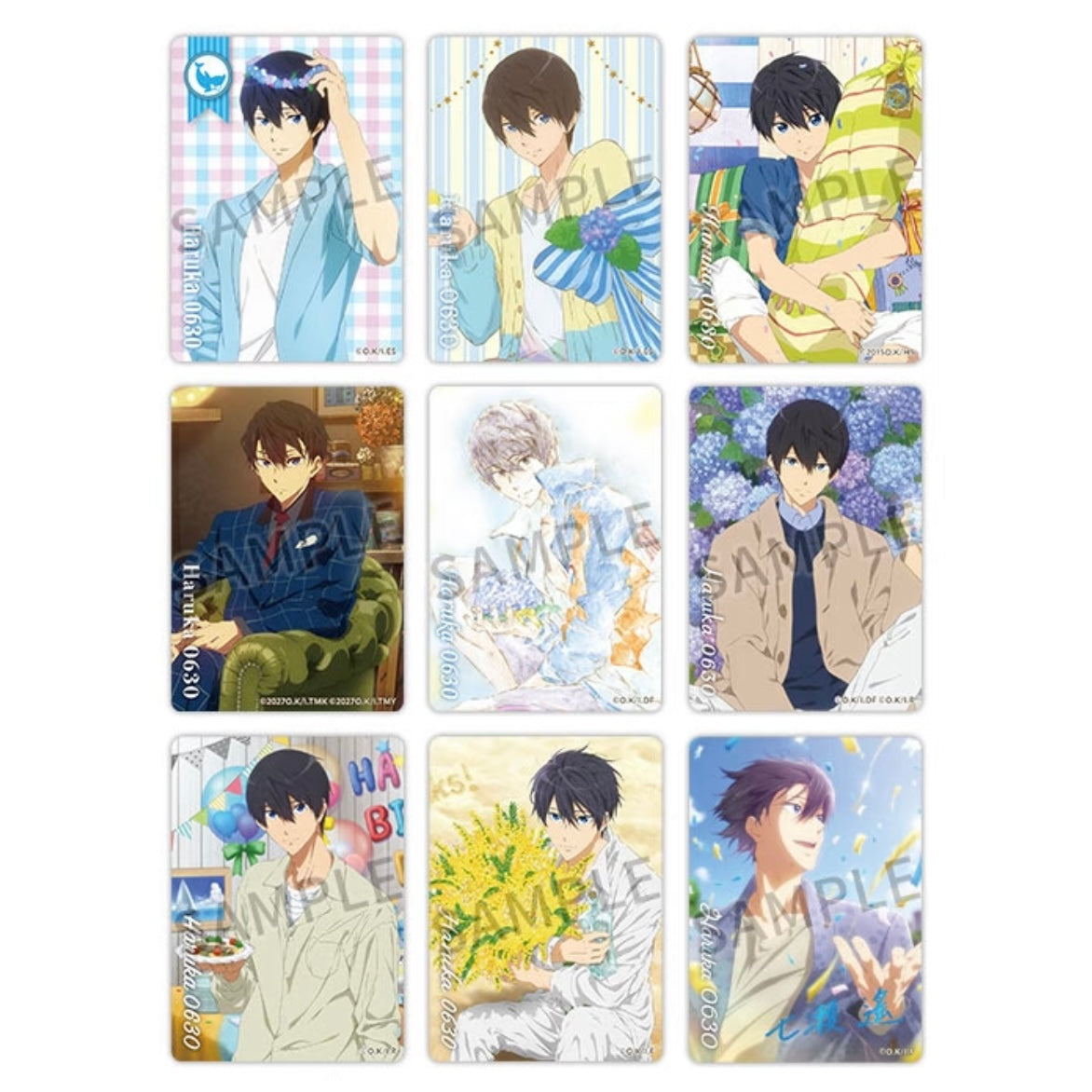Free! Series Birthday Present Memorial Goods Photo Card Blind Pack