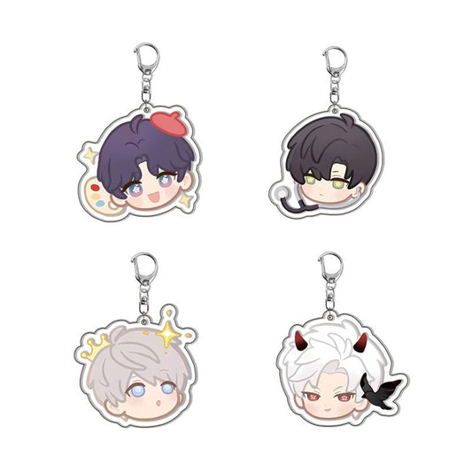 Love and Deepspace [Fan-Made Art] Chibi Vol.A Acrylic Keychain