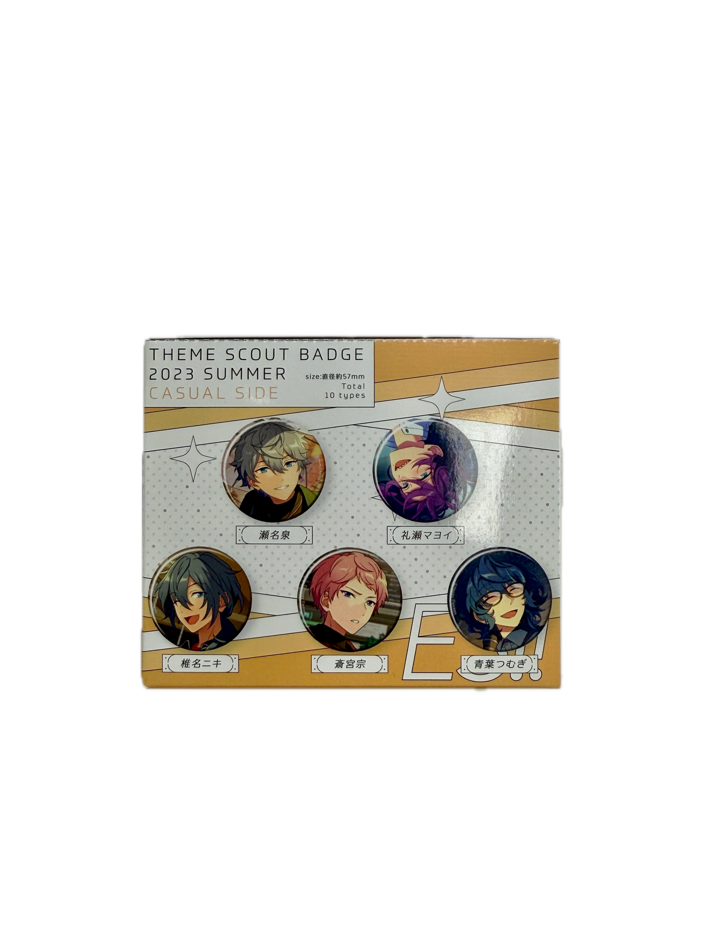 Ensemble Stars!! Bright Me Up 2023 Summer Casual Side Badge - Blind Pack