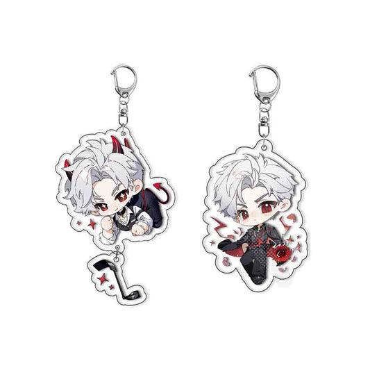 Love and Deepspace [Fan-Made Art] Sylus Chibi Acrylic Keychain