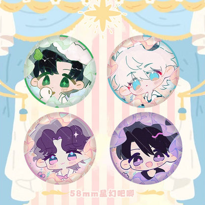 Love and Deepspace [Fan-Made Art] Chibi Vol.X Can Badge