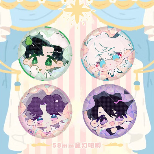 Love and Deepspace [Fan-Made Art] Chibi Vol.X Can Badge
