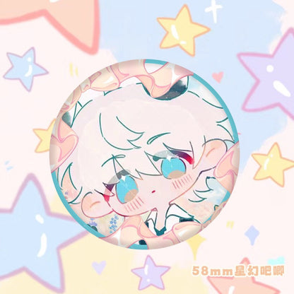 Love and Deepspace [Fan-Made Art] Chibi Vol.X Can Badge