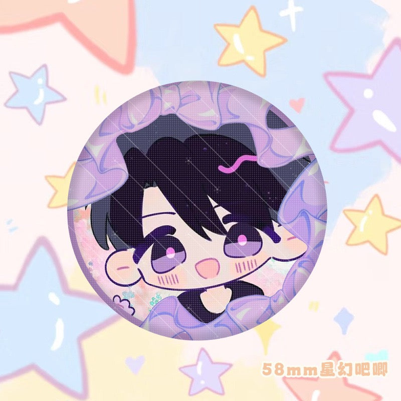 Love and Deepspace [Fan-Made Art] Chibi Vol.X Can Badge