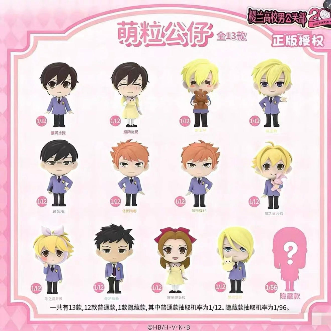 Ouran High School Host Club Cute Figure - Blind Box