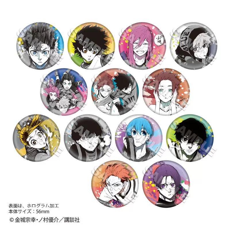 Blue Lock Manga Artwork Glass Sparkle Badge Vol.1 Blind Pack