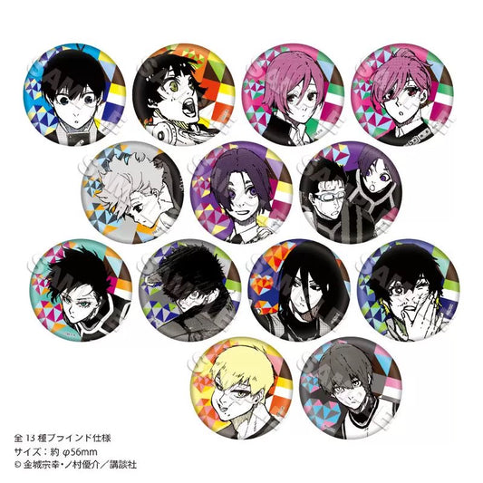 Blue Lock Manga Artwork Glass Sparkle Badge Vol.4 Blind Pack