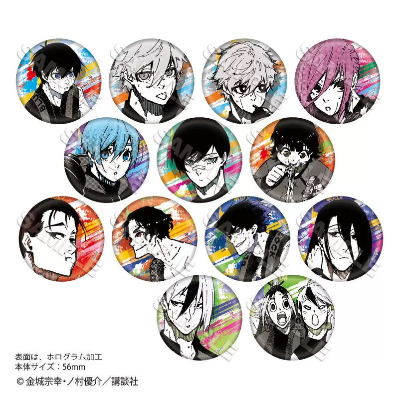 Blue Lock Manga Artwork Glass Sparkle Badge Vol.3 Blind Pack