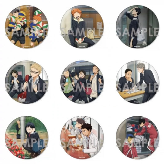 HAIKYU!! After School BIG Can Badge Blind Pack